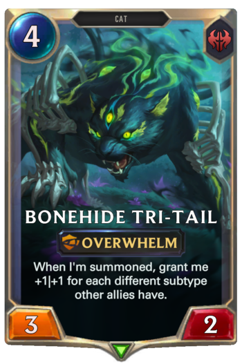 Bonehide Tri-tail Card