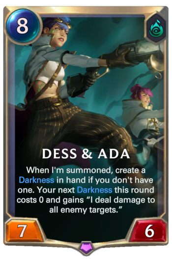 Dess & Ada Card